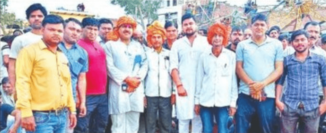 होली पर दंगल का आयोजन ,भरतपुर के पहलवान ने जीती 11000 की इनामी कुश्ती
