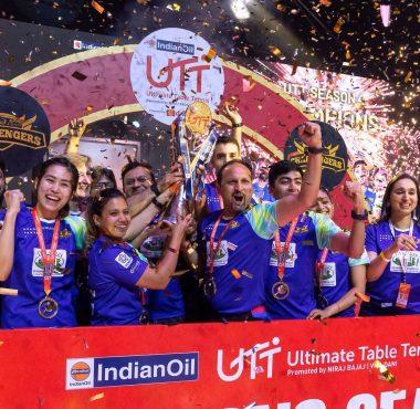 यूटीटी 4: गोवा चैलेंजर्स पहली बार बना अल्टीमेट टेबल टेनिस चैंपियन, चेन्नई लायंस को हराकर जीता चौथा सीजन