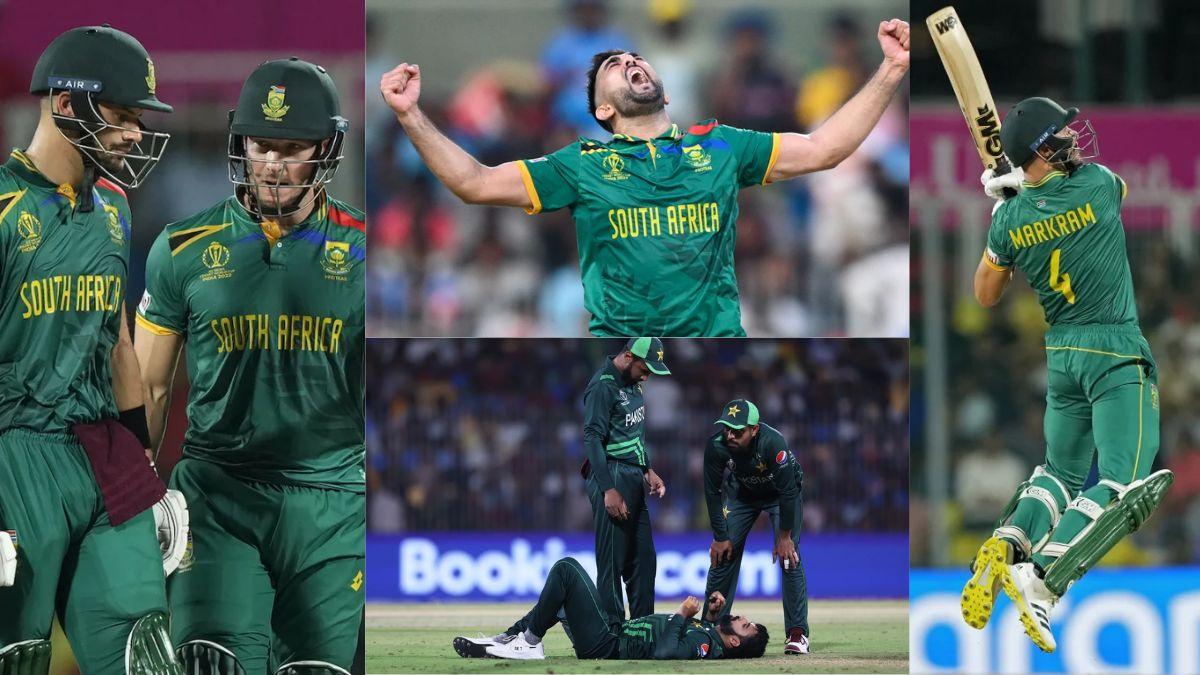 ICC WORLD CUP 2023: साउथ अफ्रीका ने पाकिस्तान को 1 विकेट से हराया