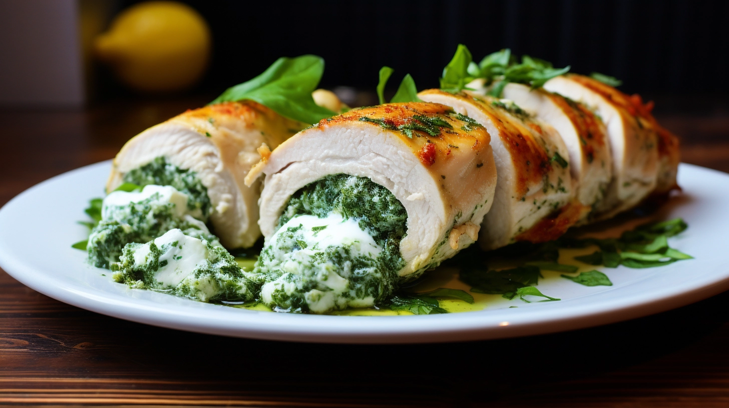 Deliciously Healthy: Delicious Spinach and Feta Stuffed Chicken Breast Recipe