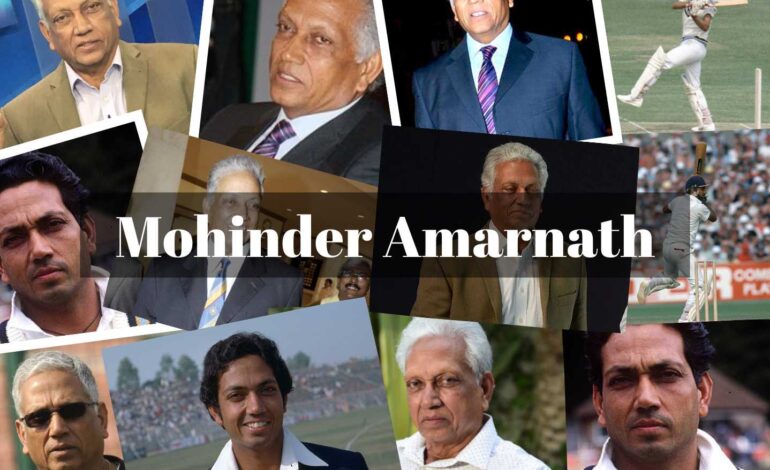 Beyond Cricket: Mohinder Amarnath’s Life Off the Field